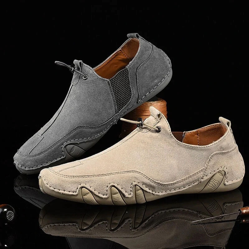Louis Morel Minimal Lace Slip-On Shoes