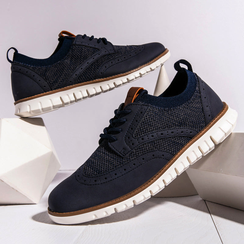Louis Morel Smart Casual Knit Sneakers