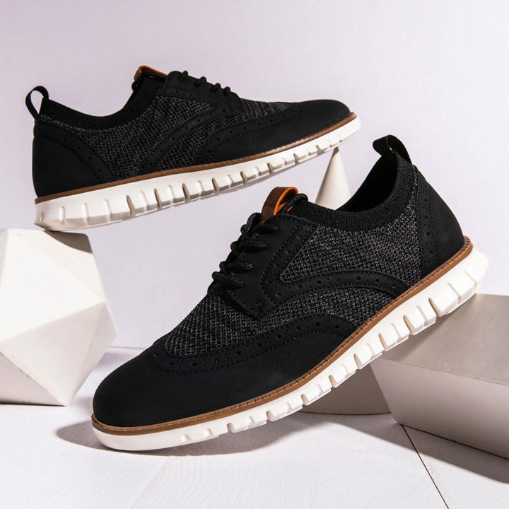 Louis Morel Smart Casual Knit Sneakers