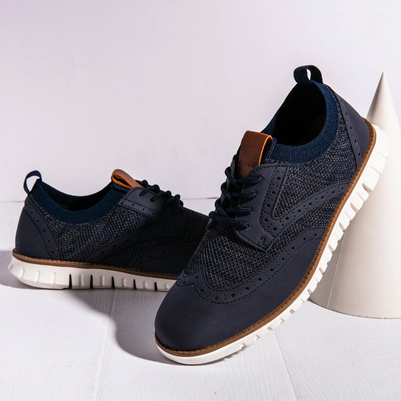 Louis Morel Smart Casual Knit Sneakers
