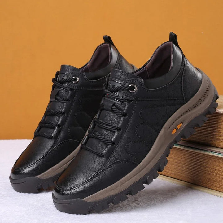Tony | Men's Leather Lace-up  Walking Shoes