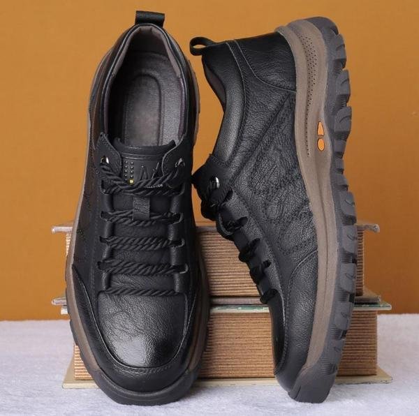 Tony | Men's Leather Lace-up  Walking Shoes