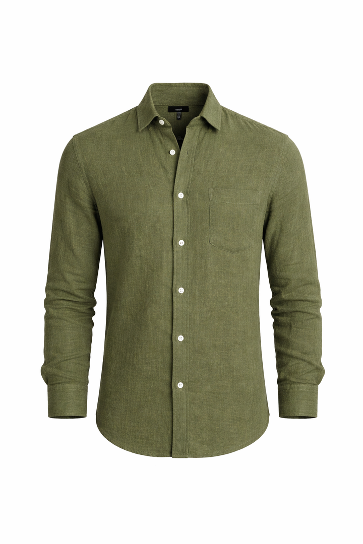 Men’s Long-Sleeve Button-Up Shirt