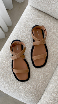 Kenia Sandal - Pecan Leather
