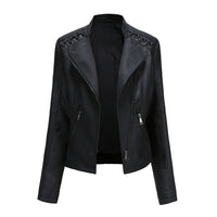 Marguerite™ | Women's Asymmetrical Grommet Moto Quilted Jacket