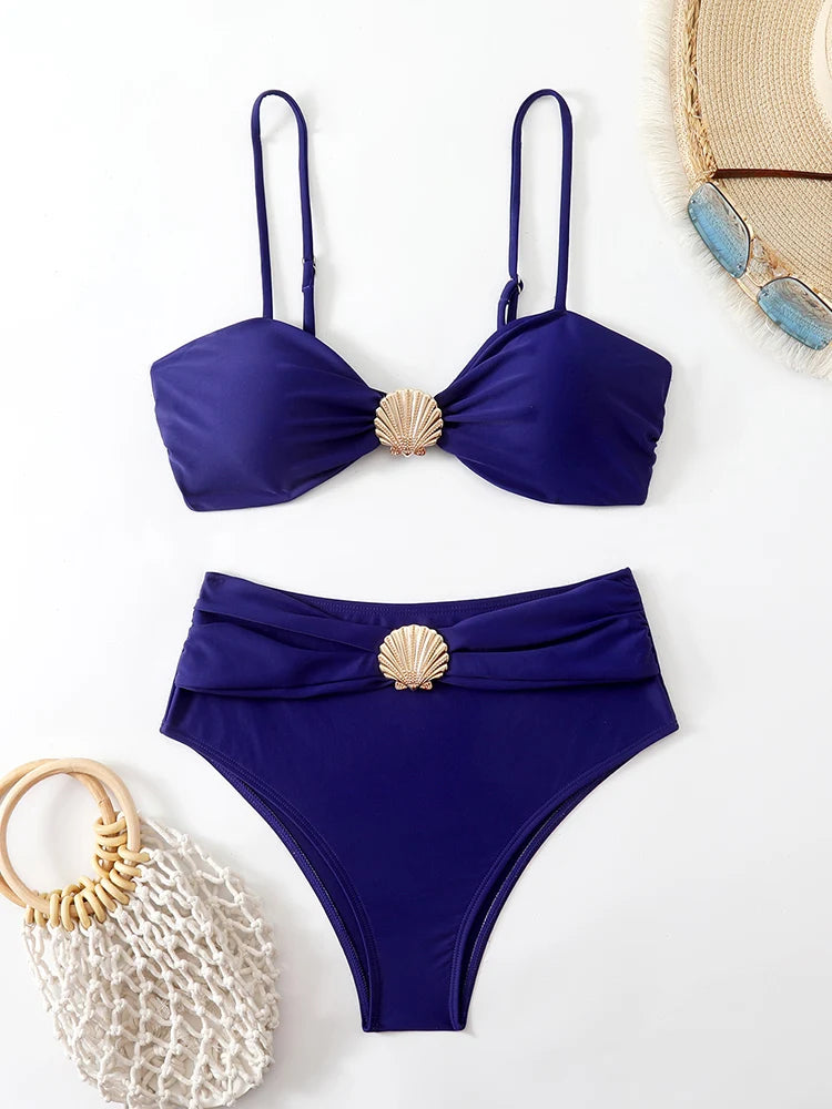 High Waist Bikini Women's Swimsuit Two-piece