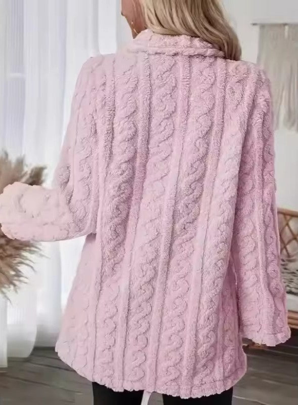 Evelina Double-Breasted Wool Blend Mid-Length Coat