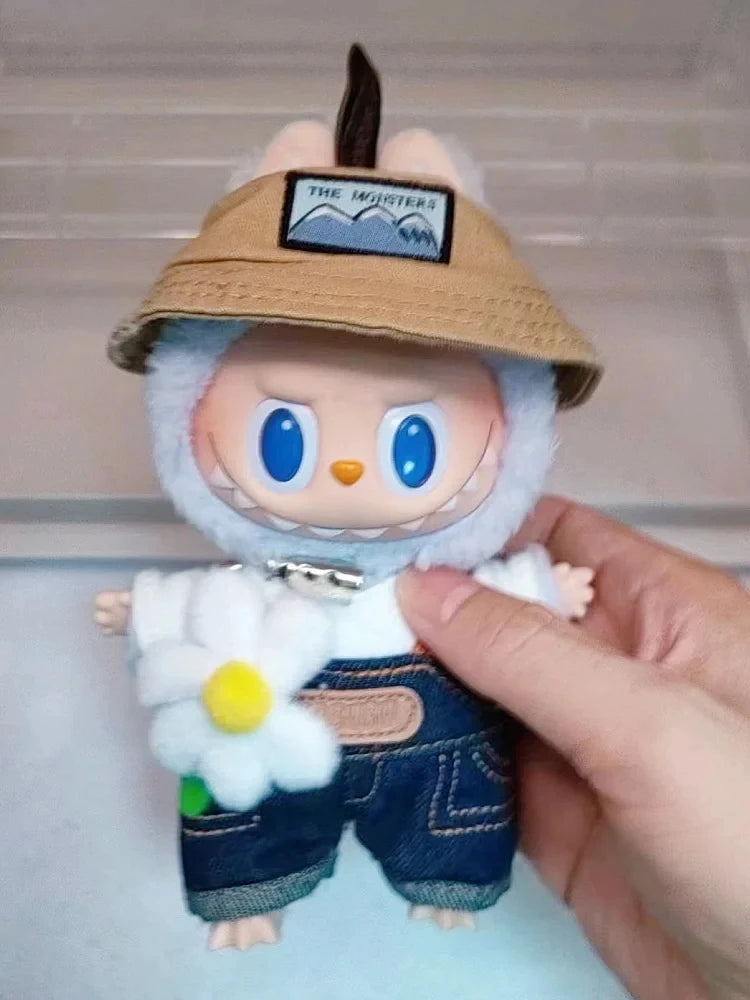 Labubu- Mini Monster V3  – Kawaii Flocked Charm