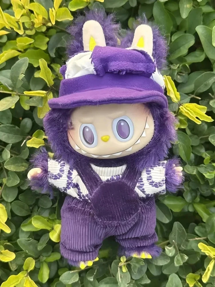Labubu- Mini Monster V3  – Kawaii Flocked Charm