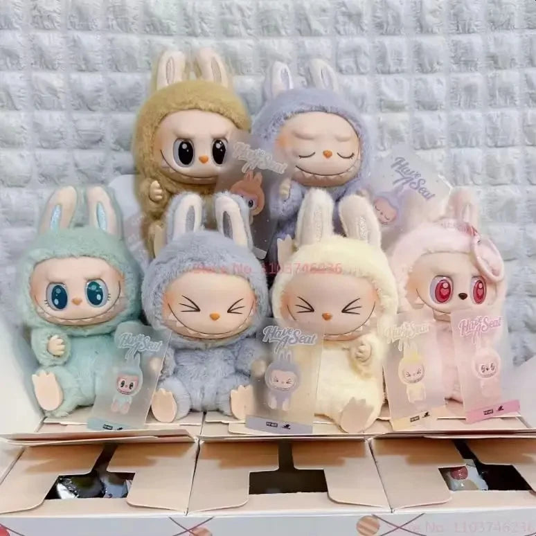 Labubu- Mini Monster V3  – Kawaii Flocked Charm