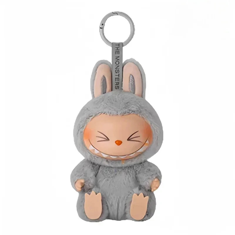 Labubu- Mini Monster V3  – Kawaii Flocked Charm