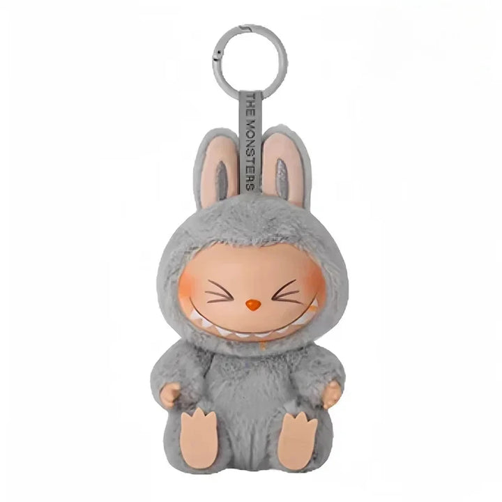 Labubu- Mini Monster V3  – Kawaii Flocked Charm