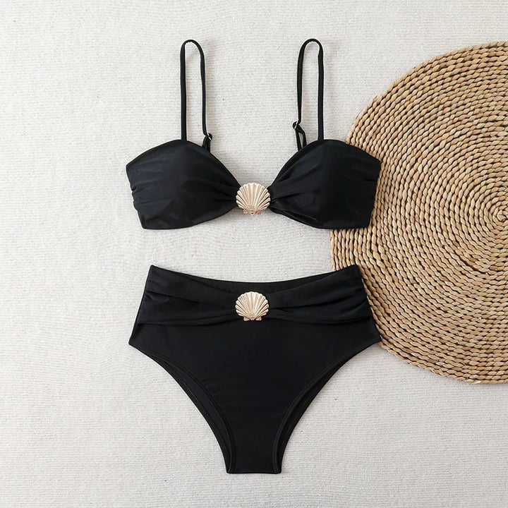 High Waist Bikini Women's Swimsuit Two-piece