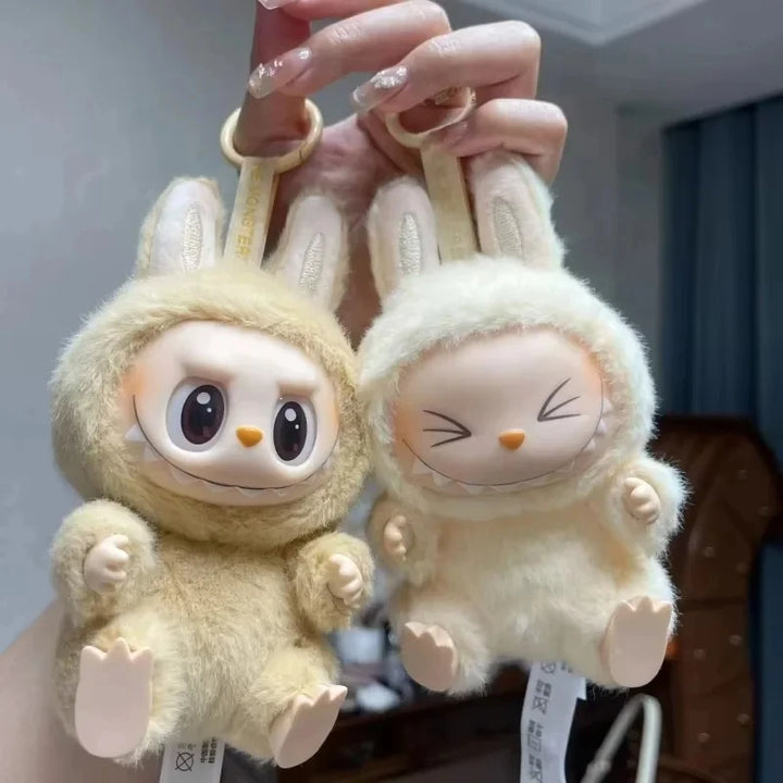 Labubu- Mini Monster V3  – Kawaii Flocked Charm