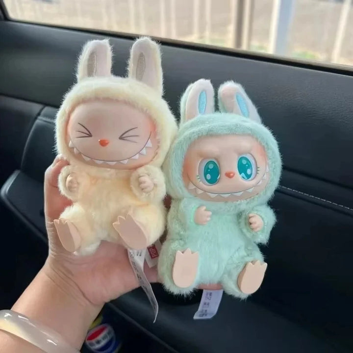 Labubu- Mini Monster V3  – Kawaii Flocked Charm