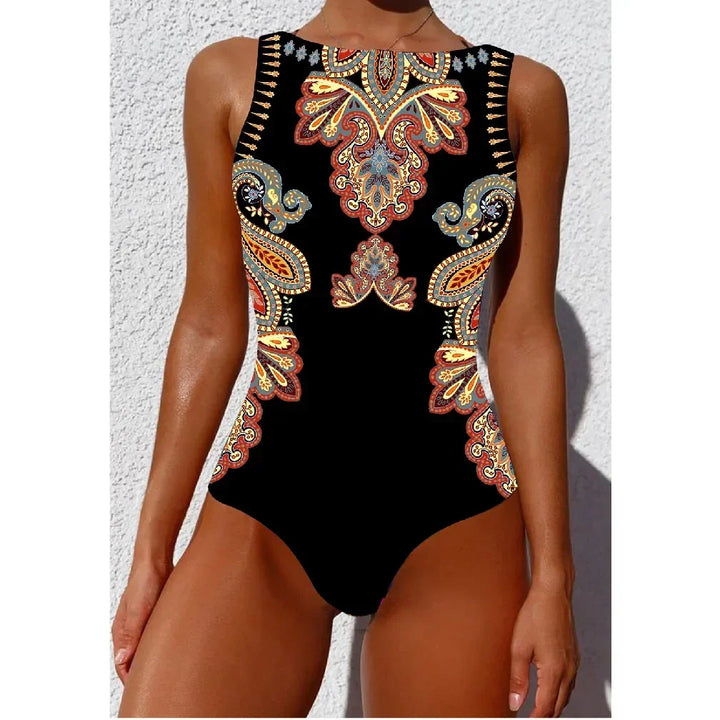 One-piece Swimsuit Flower