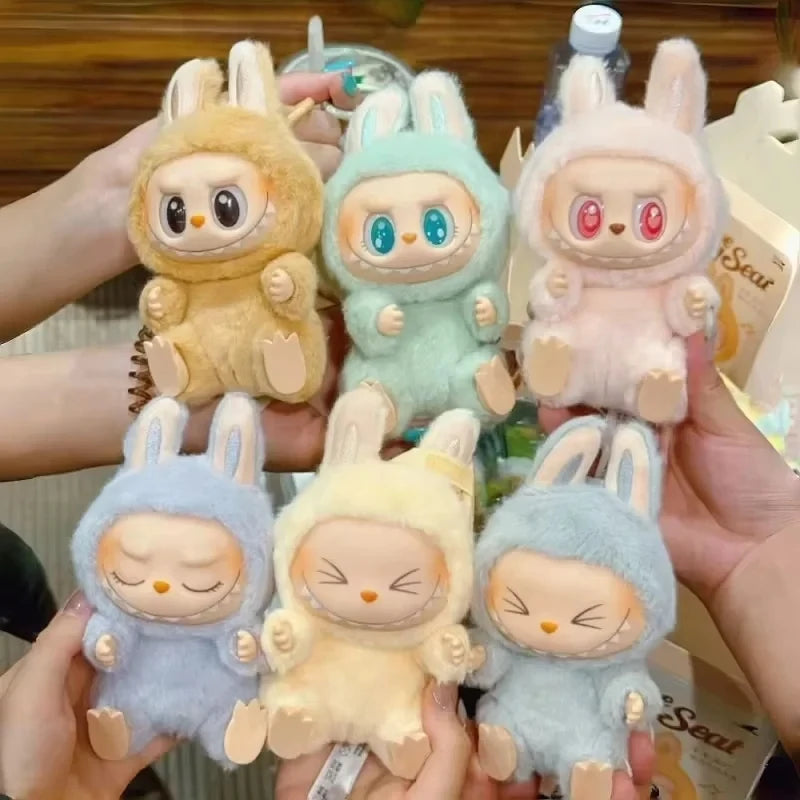 Labubu- Mini Monster V3  – Kawaii Flocked Charm