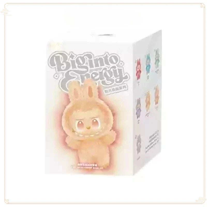 Labubu V3 boîte aveugle les monstres grand dans l'énergie série boîte aveugle vinyle peluche poupée pendentif porte-clés dégradé couleur cadeau Surprise