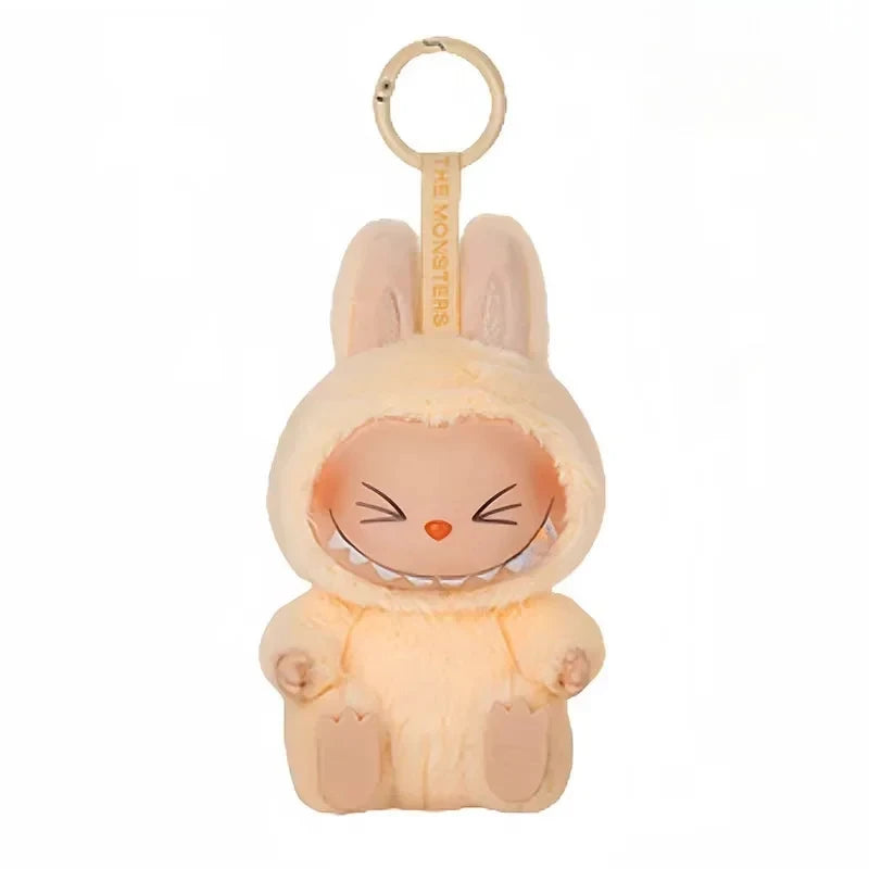 Labubu- Mini Monster V3  – Kawaii Flocked Charm