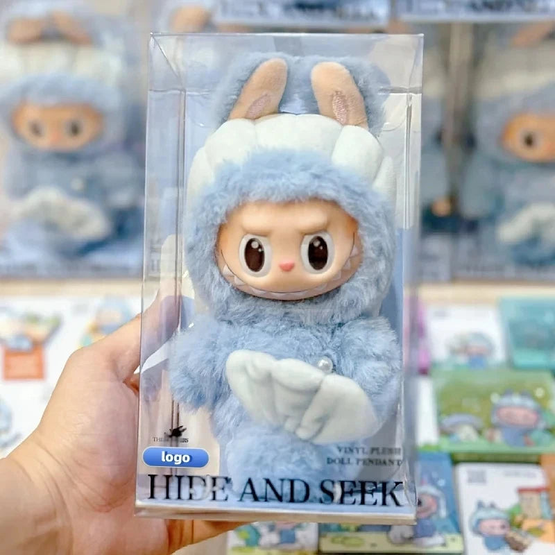 Labubu- Mini Monster V3  – Kawaii Flocked Charm