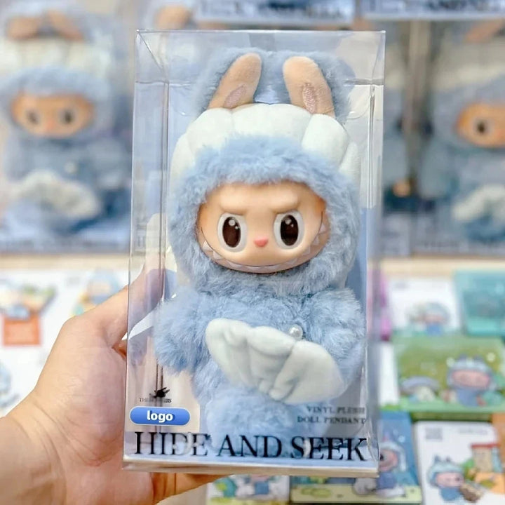 Labubu- Mini Monster V3  – Kawaii Flocked Charm