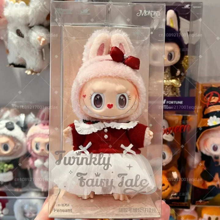 Labubu- Mini Monster V3  – Kawaii Flocked Charm