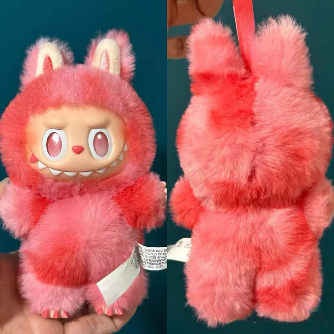 Labubu V3 boîte aveugle les monstres grand dans l'énergie série boîte aveugle vinyle peluche poupée pendentif porte-clés dégradé couleur cadeau Surprise