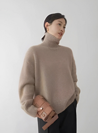 LENA™ | CASHMERE TURTLENECK JUMPER