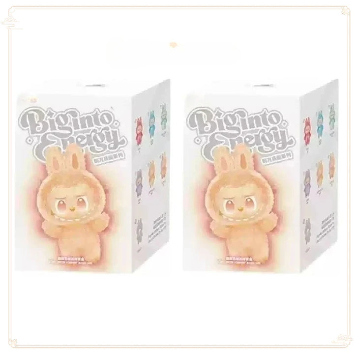 Labubu V3 boîte aveugle les monstres grand dans l'énergie série boîte aveugle vinyle peluche poupée pendentif porte-clés dégradé couleur cadeau Surprise