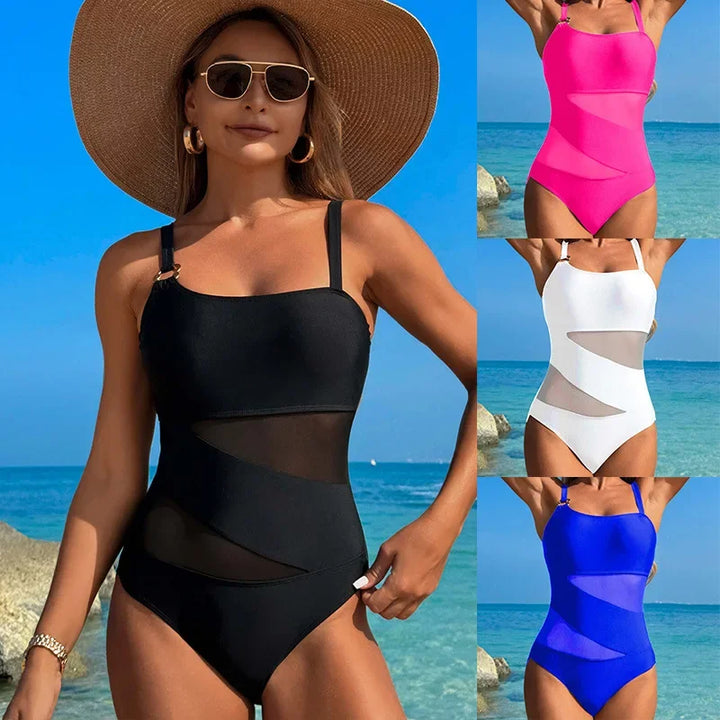 Sexy Hollow Swimwear Tummy Control