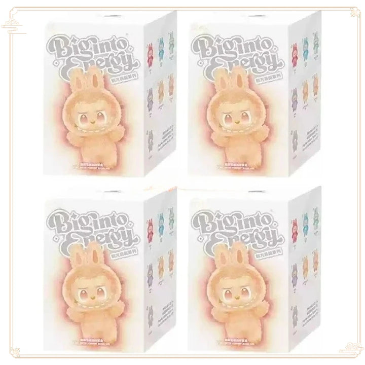 Labubu V3 boîte aveugle les monstres grand dans l'énergie série boîte aveugle vinyle peluche poupée pendentif porte-clés dégradé couleur cadeau Surprise