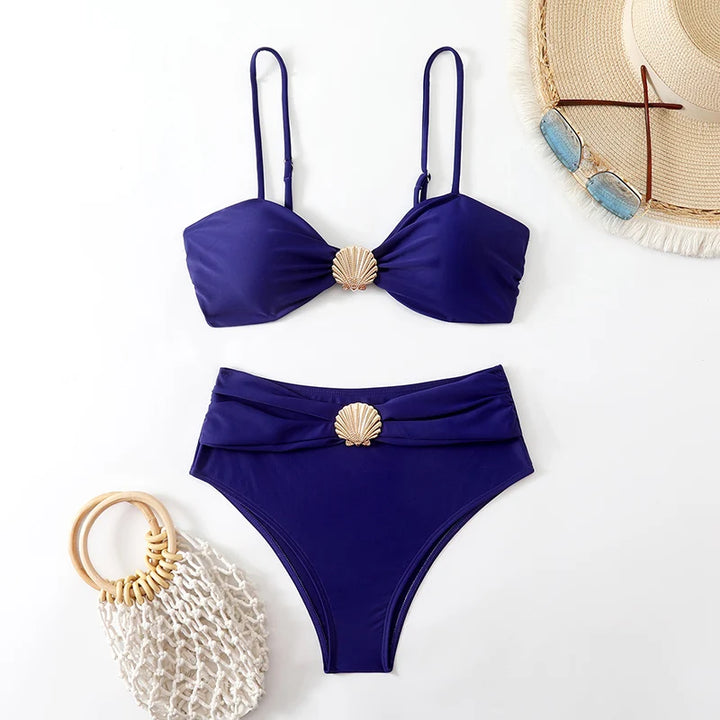 High Waist Bikini Women's Swimsuit Two-piece
