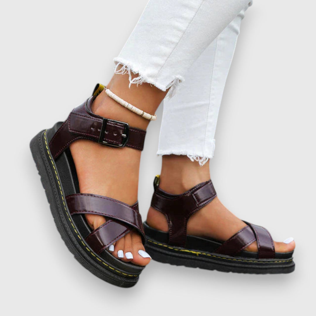 Lanie™ – Sandales orthopédiques à talon pour confort et élégance toute la journée