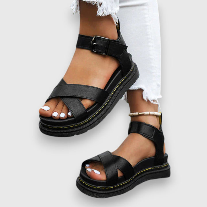 Lanie™ – Sandales orthopédiques à talon pour confort et élégance toute la journée