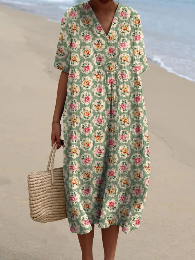 Quirine™ | Printed Summer Breeze Dress