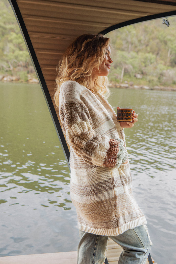 Vanilla Stripe Cardi