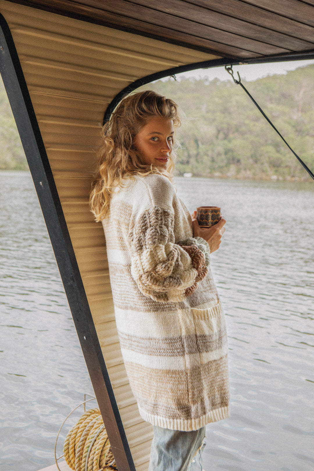 Vanilla Stripe Cardi