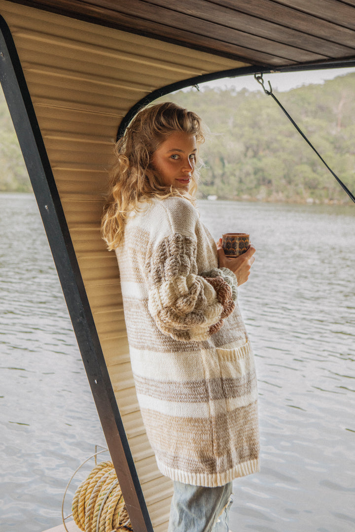 Vanilla Stripe Cardi