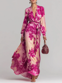 Olivia™ | Elegant Floral Maxi Dress
