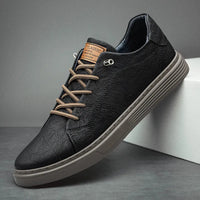 William | Men's Leather Low Top Casual Sneakers