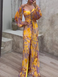 Gisselle - Dress with V-Neck