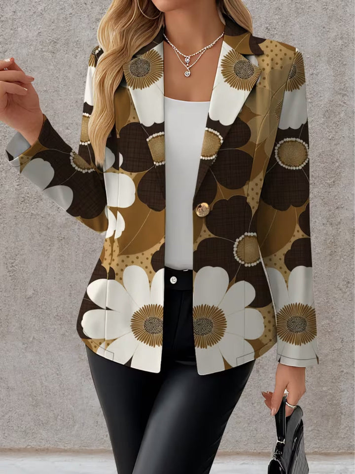 Clothilde™ | Daisy Print Blazer