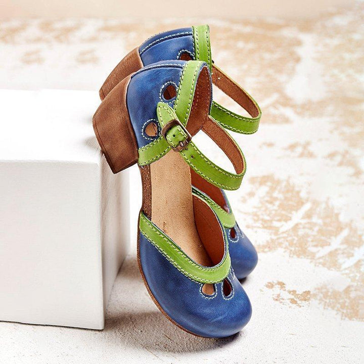 Celda - Comfortable Low Heel Sandals