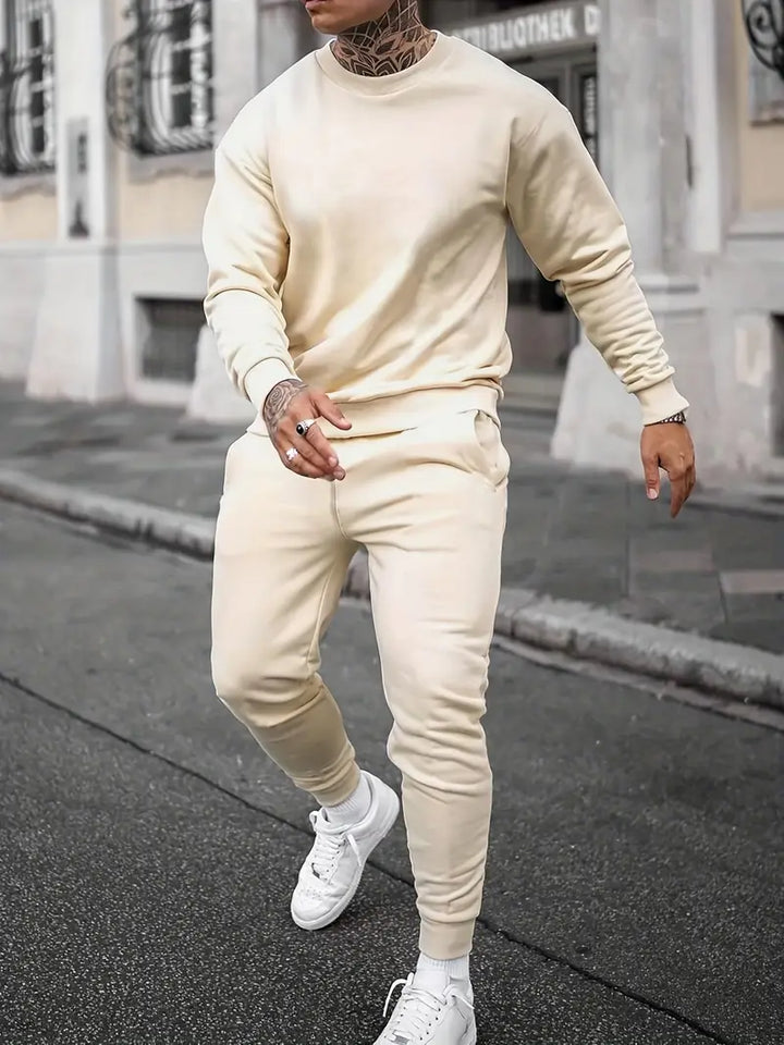 John | Men's Solid Color Tracksuit
