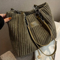 Julia™ | Cotton Velvet Tote Bag