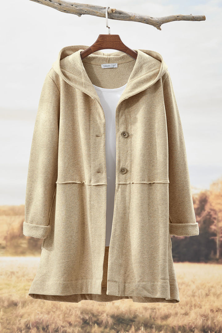 Lightweight Fleece Swing Cardigan