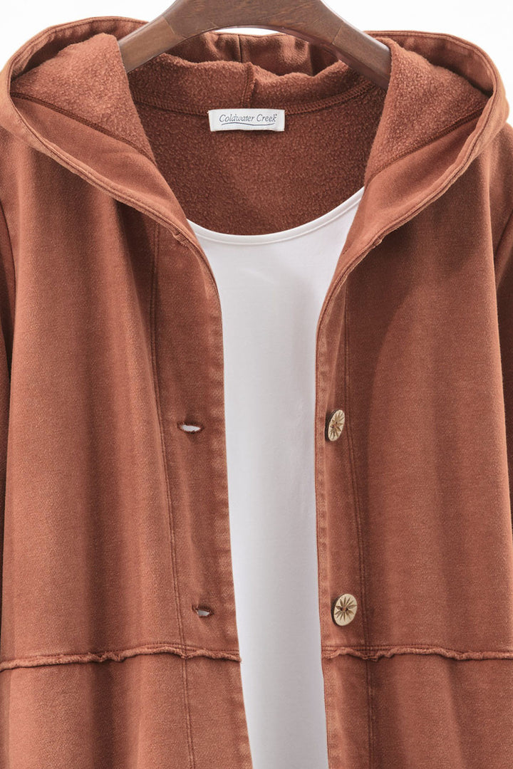 Lightweight Fleece Swing Cardigan
