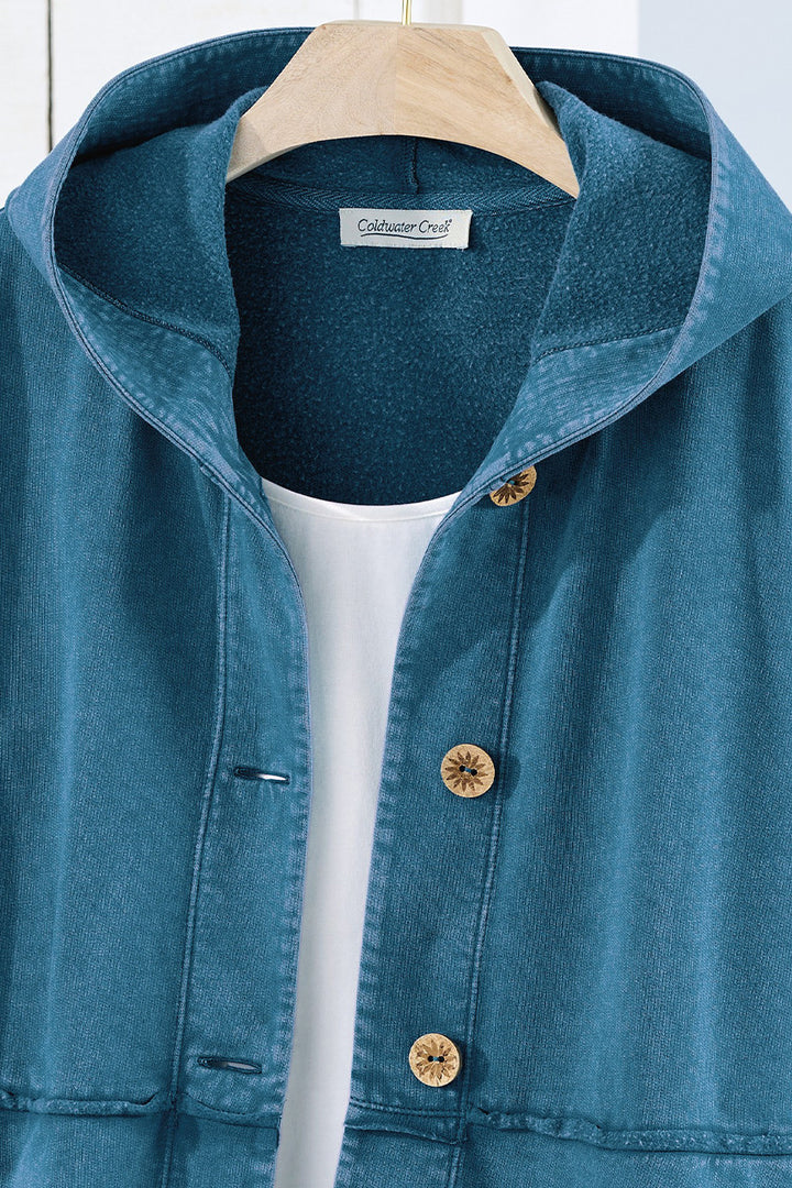 Lightweight Fleece Swing Cardigan