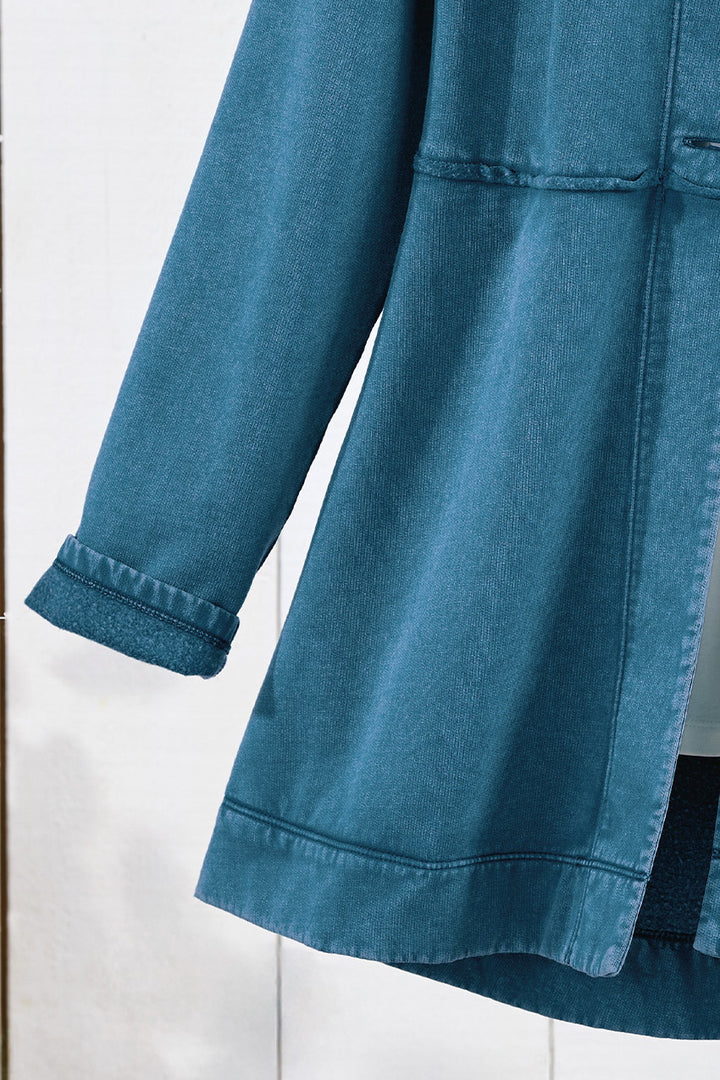 Lightweight Fleece Swing Cardigan