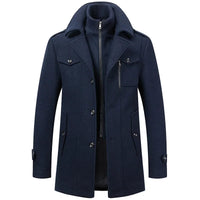 Men's High Collar Coat
